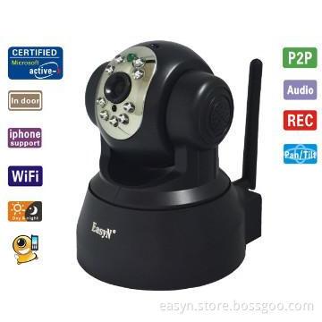 2013 wifi infrared Pan-Tlit  wireless security camera with P2P